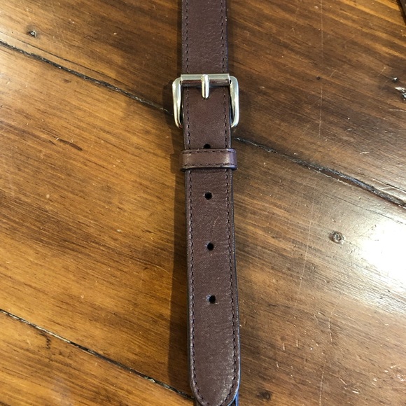 Cole Hann Brown leather crossbody vintage style - Picture 3 of 8